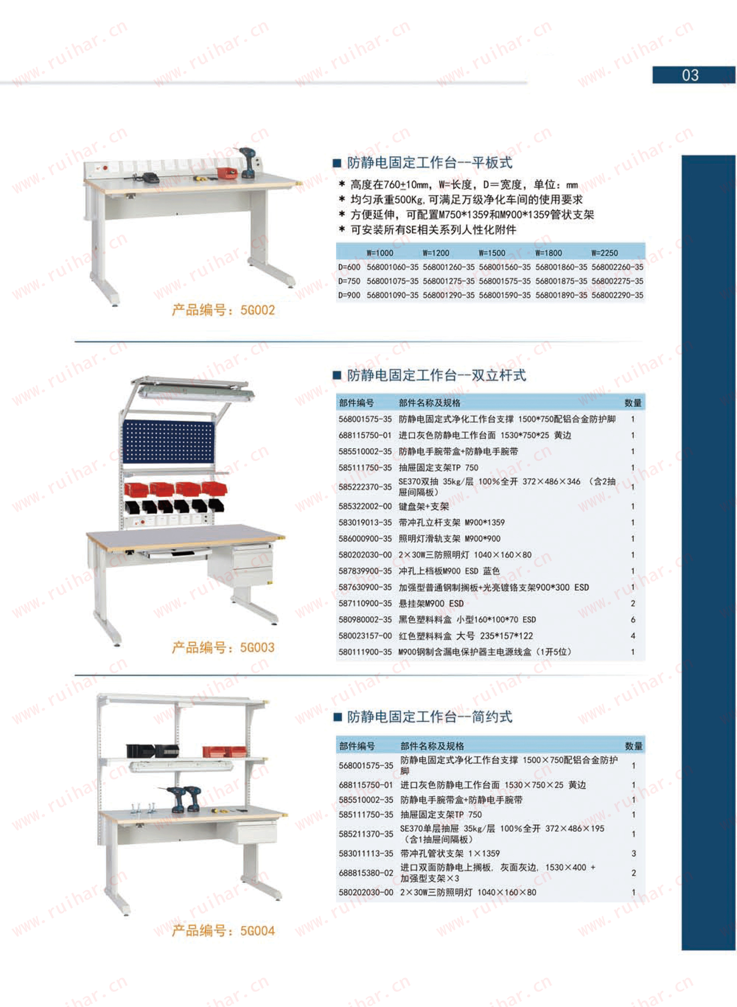 固定式防靜電式作臺(tái)，SEG-08-A，SEG-08-B，SEG-08-C，SEG-08-D，森億