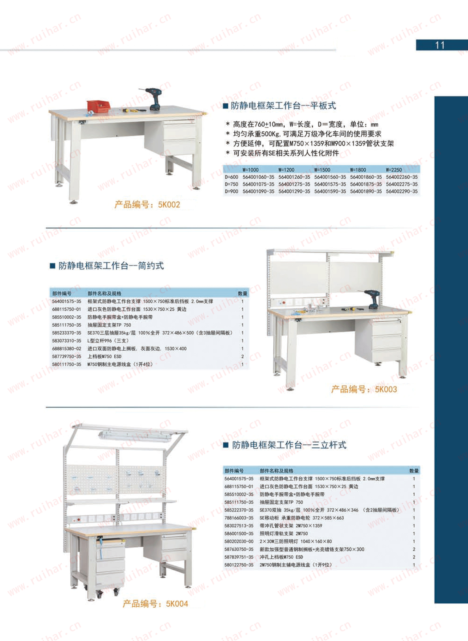 防靜電框架式雙層工作臺，SEG-05-A，SEG-05-B，SEG-05-C，SEG-05-D,森億