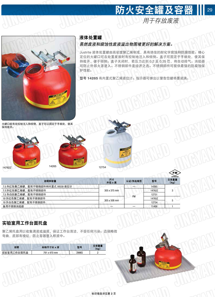 JUSTRITE，美國(guó)杰斯瑞特，justriteI型安全罐,柴油汽油存放罐，酒精松香水安全存儲(chǔ)罐，防火安全罐，防爆安全罐