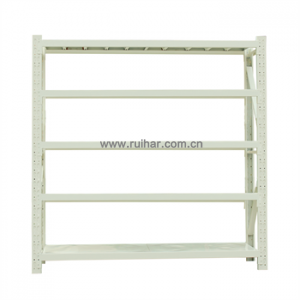 中型貨架 五層擱板，500kg/層  白色