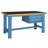 重型工作臺高分子桌板帶兩吊抽，GF1500-B，GF1800-B，GF2000-B